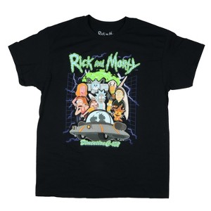 Rick and Morty Men's Assorted Characters Adult Short Sleeve T-Shirt - 1 of 3