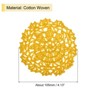 Unique Bargains Cotton Woven Vintage Lace Floral Pattern Heat Insulating Coasters 4" 4 Pcs - 2 of 4