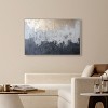 Art Remedy Silvered Layers Blue Abstract Art  Framed - 2 of 4