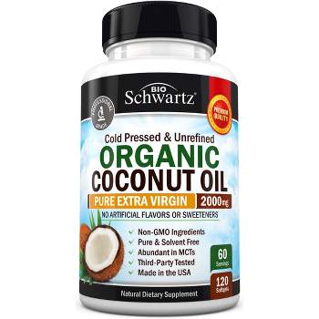 Coconut Oil Softgels, Bioschwartz, 120ct