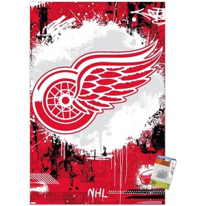 Trends International NHL Detroit Red Wings - Maximalist Logo 23 Unframed Wall Poster Prints - 1 of 4