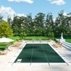 VEVOR Pool Safety Cover Fits 20x40ft Rectangle Inground Pools, Safety Pool Cover with Drainage Holes, Mesh Solid Pool Cover for Swimming Pool, Green - 2 of 4