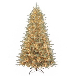 Kurt S. Adler 7.5' Pre-Lit Warm White Cluster LED Blue Spruce Tree - 1 of 1