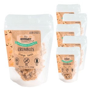 The Gourmet Granola 2.4 oz Orange Vanilla Crumbles Gluten, Dairy, & Soy Free - Pack of 2 - 1 of 4
