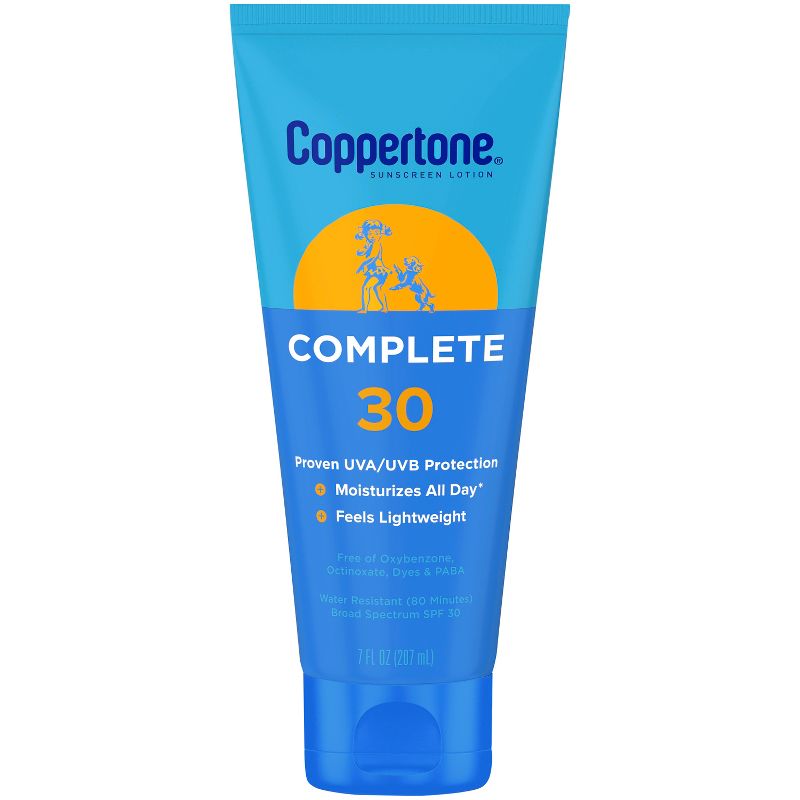 Coppertone Complete Sunscreen Lotion - SPF 30 - 7 fl oz, 1 of 12