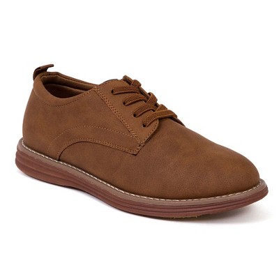 Deer Stags Boys' Dapper Jr. Dress Casual Oxford - Chestnut/Brick - 2.5 Little Kid Medium