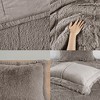 NicBex 2 PCS/3 PCS Shaggy Long Fur Comforter Set,Bedding Comforter Set with Plush Reverse and Down Alternative Comforter,Shams,Machine Washable - 4 of 4