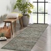 Machine Washable Rug Ultra Thin Area Rug Non Slip Vintage Rug Foldable Stain Resistant Rugs for Living Room Bedroom Indoor Low Pile Carpet - 4 of 4