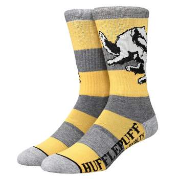 Harry Potter Hufflepuff Athletic Crew Socks for Men