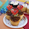 Delaware State University Secondary Heart Love Cupcake Picks Toppers Decoration Set of 6 - 4 of 4