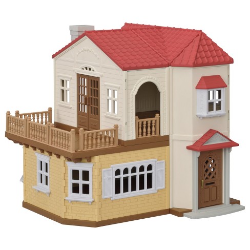 Calico Critters Red Roof Country Home Dollhouse Playset Target