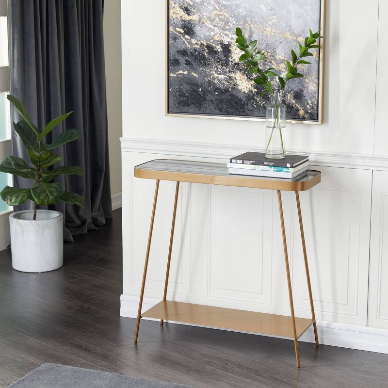 Modern Metal Console Table - Olivia &#38; May, 3 of 7