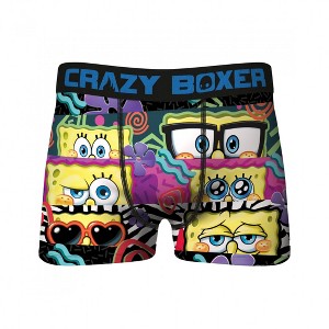 Mens Spongebob Squarepants Heat Underwear Boxer Briefs - 1 of 3