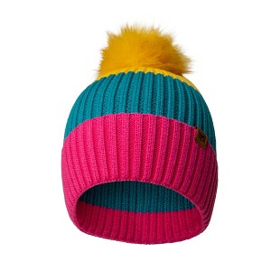Britt's Knits Kid’s Wonderland Pom Pom Winter Hat Super Soft Stretchy Beanie Puff Pom Hat for Kids Boys & Girls - 1 of 1