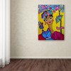 Trademark Fine Art -Prisarts 'Brigit's Frida And Her Cat' Canvas Art - 3 of 3