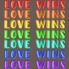 Adult Design By Humans Humans Love Wins Pride Repeat By CNTT668 Racerback Tank Top - 2 of 2