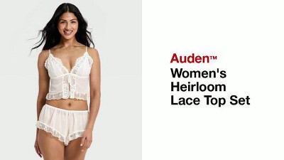 Women's Heirloom Lace Top Set - Auden™ : Target