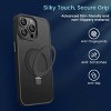 Entronix [Magnetic] Case Compatible with iPhone 15 Pro Max - Translucent Frosted Matte Gripstand - 4 of 4