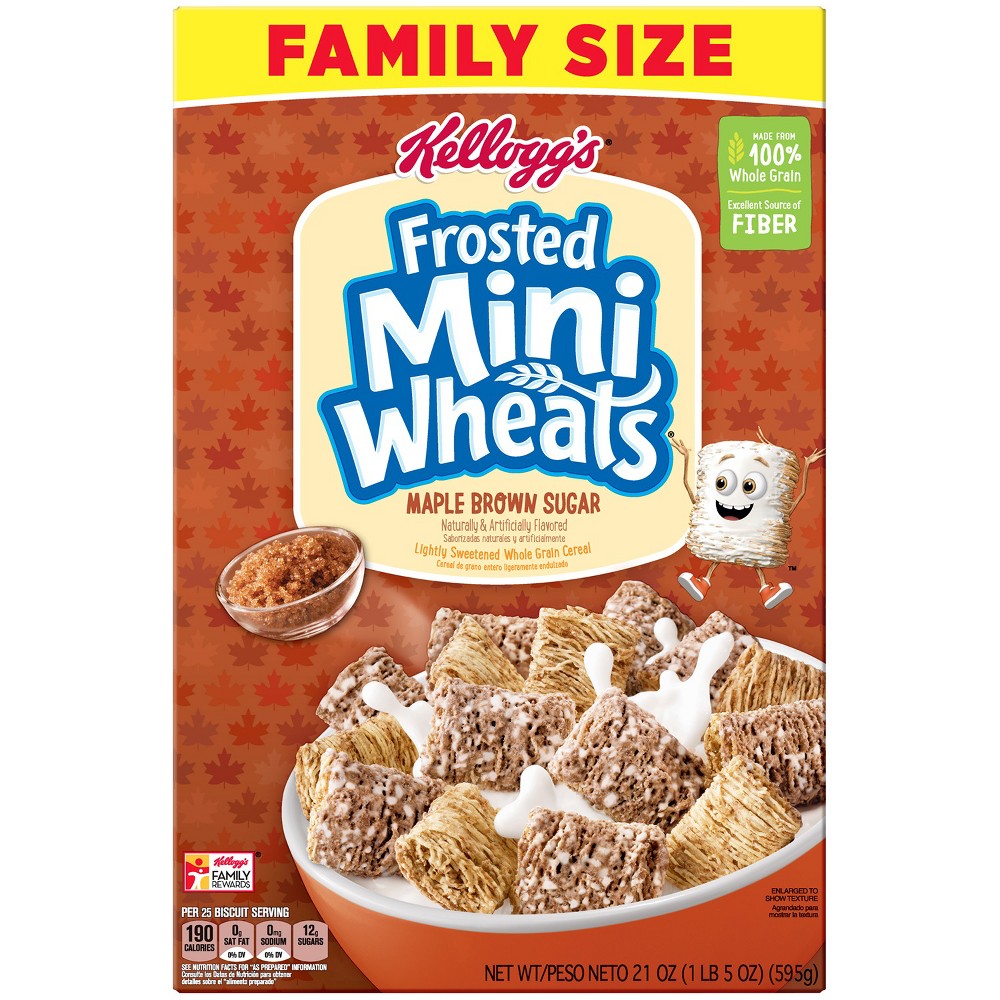 UPC 038000576287 product image for Frosted Mini Wheats Maple Brown Sugar Breakfast Cereal - 21oz - Kellogg's | upcitemdb.com