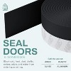 HOME INTUITION 35mm x 33ft  Self Stick Silicone Door Seal Weatherstrip - 4 of 4