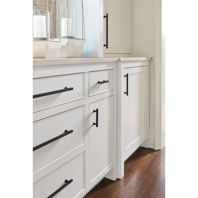 Matte Black 3-3/4 Inch Center-to-Center Bar Pull