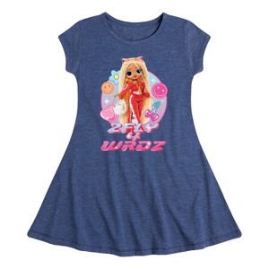 Girls' - LOL Surprise! - 2Fly 4 Wrdz Fit & Flair Cap Sleeve Dress - 1 of 3