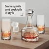 Orrefors Erik Highball Glass (Set of 4) - 6 Fl. Oz., Clear, Heavy Base, Versatile Glassware for Cocktails, Margaritas, Water, Iced Tea, Soda - 4 of 4