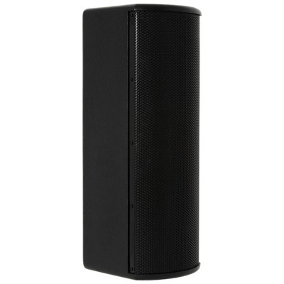 GALAXY AUDIO 100 Watt Powered Line Array Speaker Black w/Four Speakers LA4DPMB