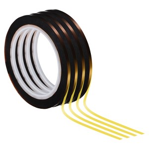 Unique Bargains DIY Art Film Thin Graphic Chart Highlight Marking Tapes 4 Pcs - 1 of 4