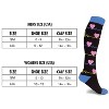 Copper Zone Hearts Medical Print Knee-High Everyday Wear Compression Socks Makes A Great Gift 3 Pair Pack - 3 of 4