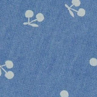 blue and white cherries