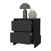 NicBex Modern Nightstand with 2 Drawers,Bedside Table with Wood Sturdy Base for Living Room Bedroom - 3 of 4