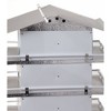 Birds Choice 26" Silver Unassembled Purple Martin House Starling Resistant 4 Floor 16 Room Bird House: Weatherproof Aluminum, Pole Mounted - 3 of 4