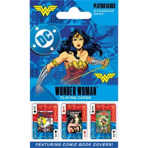 MasterPieces Officially Licensed Wonder Woman Playing Cards - 54 Card Deck for Adults - 1 of 4