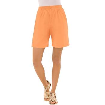 Hold High Waisted Shorts - Burnt Orange