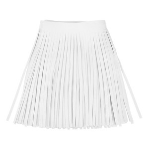 Unique Bargains Soft Faux Leather Double Side Fringe Trim for DIY Sewing - 1 of 4