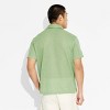 Men's Short Sleeve Knit Button-Down Shirt- Original Use™- Green - 3 of 3