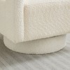 PAGED Modern Accent Chair, Upholstered Arm Chair with High Back and Wood Legs, Reading Chair for Bedroom, Living Room Furniture - 4 of 4