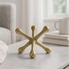 Sagebrook Home Metal Jacks Abstract Sculpture for Room, Bedroom or Office Decor, Aluminum - 2 of 4
