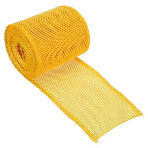 Unique Bargains DIY Wrapping Decoration Soft Burlap Fabric Wired Ribbon - 1 of 4