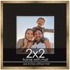 PosterPalooza | Metallic Bronze with Black Photo Mat, UV Acrylic, Foam Board Backing, 60 Sizes Available - 2 of 4