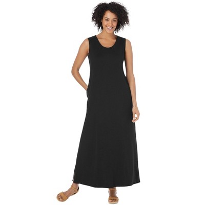 Woman Within Plus Size Sleeveless Scoopneck Dress