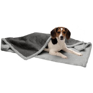 FurHaven Snuggly & Warm Soft-Edge Warming Waterproof Blanket - 1 of 3