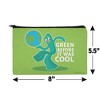 Gumby Green Before It Was Cool Earth Planet Makeup Cosmetic Bag Organizer Pouch - 4 of 4