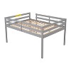 NicBex Full Size Loft Bed Low Height Pine Bed Frame with Ladder and Full Length Guardrail, No Box Spring Required, Space Saving - 3 of 4