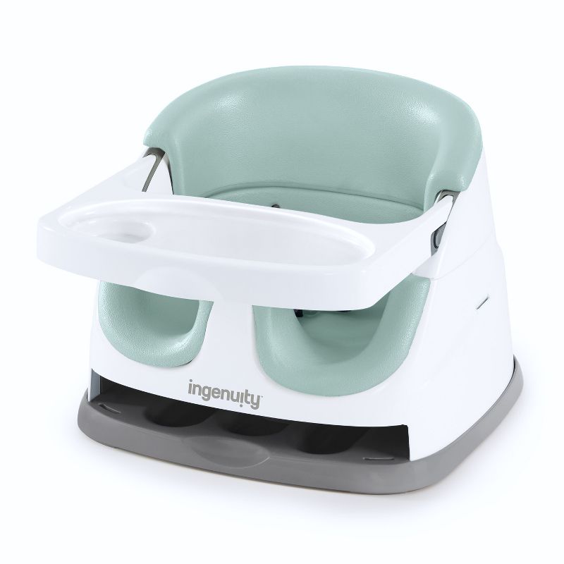 Ingenuity Baby Base 2-in-1 Booster Feeding and Floor Seat with Self-Storing Tray, 1 of 20