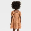 Toddler Girls' Floral Printed Woven Dress - Cat & Jack™ Yellow - 2 of 3