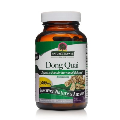 Nature's Answer Dong Quai Root Herb Supplement 90 Capsules