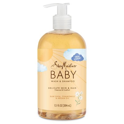 SheaMoisture Baby Wash &#38; Shampoo Raw Shea + Chamomile + Argan Oil Calm &#38; Comfort for All Skin Types - 13 fl oz