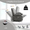 NicBex Cotton Lift Recliner Chair for Elderly,Massage Chairs with 8-Point Vibration Massage and Lumbar Heating,Reclining Chairs for Living Room - 2 of 4